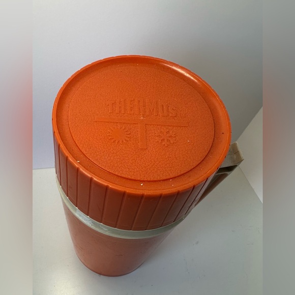 Vintage‎ Orange Thermos Insulated Jar Container 16 oz. - Picture 2 of 8